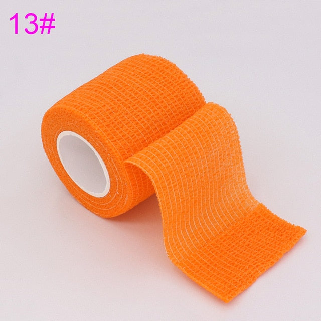 4.5m Colorful Elastoplast Self Adhesive Elastic Bandage Tom's Hug Sports Knee Finger Ankle Palm Shoulder Athletic Wrap Tape