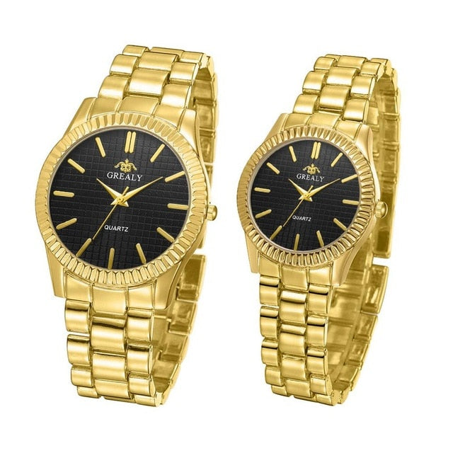 Couple Watch 2019 Mens Watches Top Brand Luxury Quartz Watch Women Clock Ladies Dress Wristwatch Fashion Casual lovers Watch