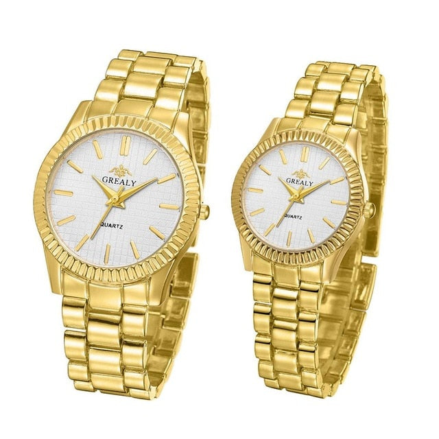 Couple Watch 2019 Mens Watches Top Brand Luxury Quartz Watch Women Clock Ladies Dress Wristwatch Fashion Casual lovers Watch