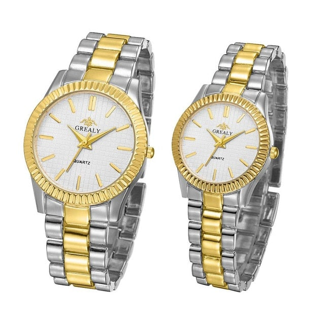 Couple Watch 2019 Mens Watches Top Brand Luxury Quartz Watch Women Clock Ladies Dress Wristwatch Fashion Casual lovers Watch