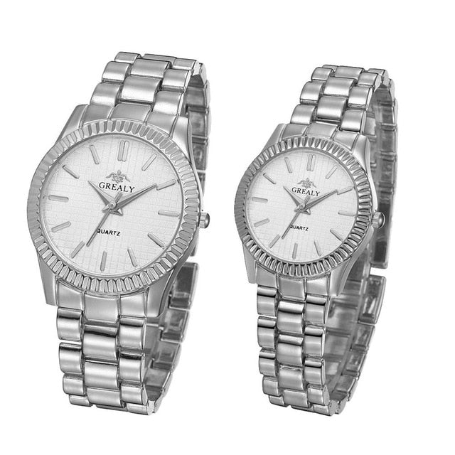 Couple Watch 2019 Mens Watches Top Brand Luxury Quartz Watch Women Clock Ladies Dress Wristwatch Fashion Casual lovers Watch