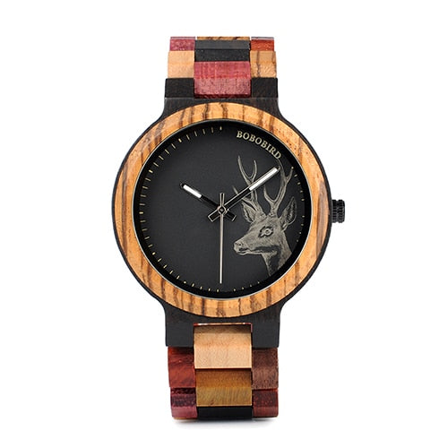 Reloj Mujer BOBO BIRD Wooden Couple Watch Men Women Valentine Birthday Anniversary Custom Wristwatch Special gift dropshipping