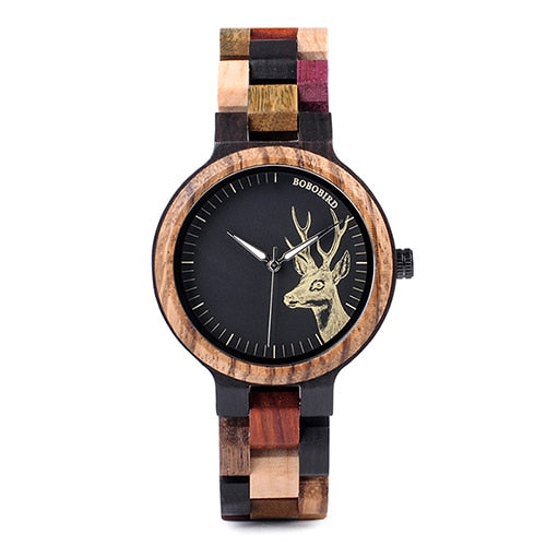 Reloj Mujer BOBO BIRD Wooden Couple Watch Men Women Valentine Birthday Anniversary Custom Wristwatch Special gift dropshipping