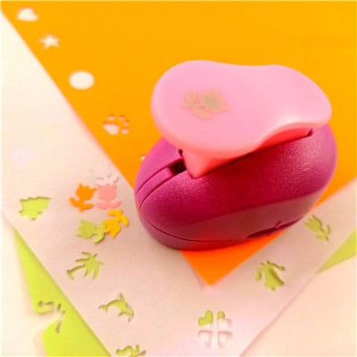 free ship flower furador 5*3*4.5cm diy paper cut Eva Foam Maker puncher scrapbooking labor saving for kid hole punch Embossing