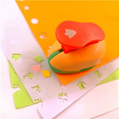 free ship flower furador 5*3*4.5cm diy paper cut Eva Foam Maker puncher scrapbooking labor saving for kid hole punch Embossing