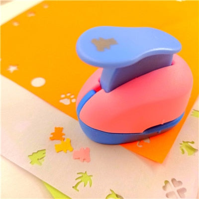 free ship flower furador 5*3*4.5cm diy paper cut Eva Foam Maker puncher scrapbooking labor saving for kid hole punch Embossing