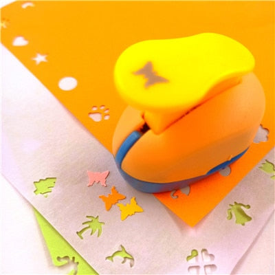 free ship flower furador 5*3*4.5cm diy paper cut Eva Foam Maker puncher scrapbooking labor saving for kid hole punch Embossing