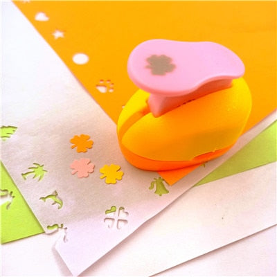 free ship flower furador 5*3*4.5cm diy paper cut Eva Foam Maker puncher scrapbooking labor saving for kid hole punch Embossing