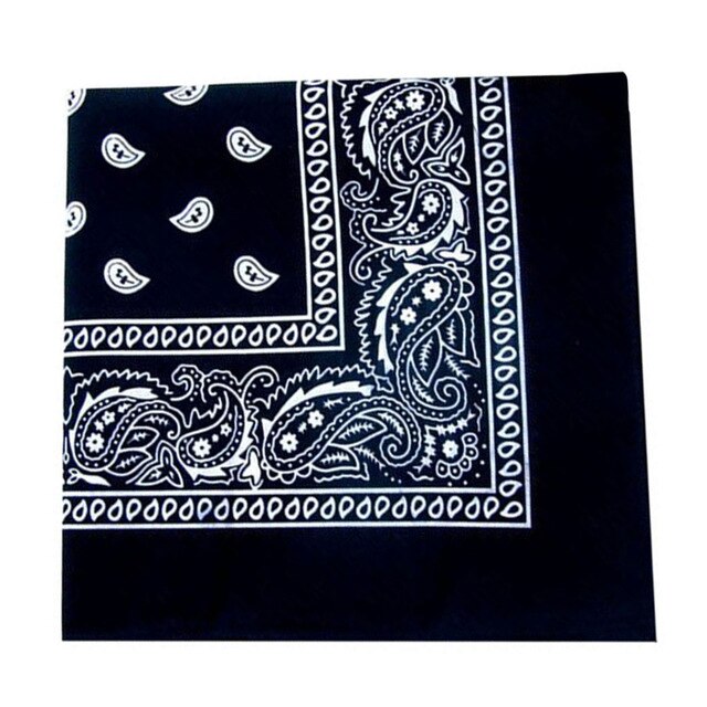 Fashion Hip Hop Paisley Bandana Sports Square Headscarf For Men Print Multicolor Headscarf Punk Rock Hair Accessories Headwear