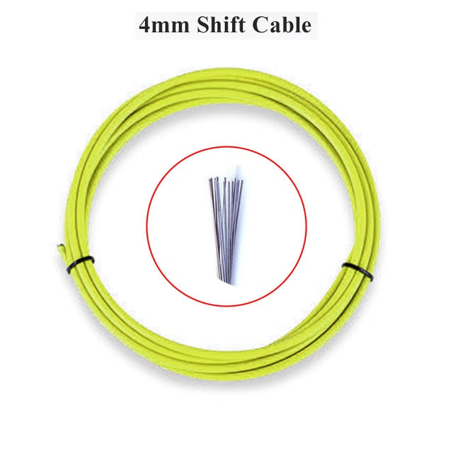 3m Wire For Bicycle Bike Shifters Derailleur Brake Cables Shift Cable Tube 4mm/5mm MTB Road Bike Shifter Brake Cable Line Pipe