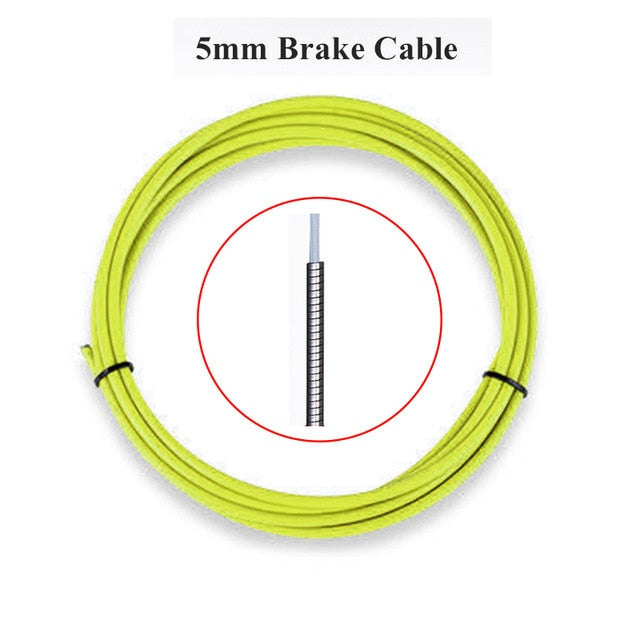 3m Wire For Bicycle Bike Shifters Derailleur Brake Cables Shift Cable Tube 4mm/5mm MTB Road Bike Shifter Brake Cable Line Pipe