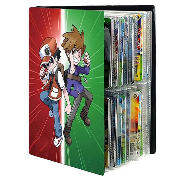 240pcs Cartoon Anime Pokemon Cards Album Book Game Card EX GX Collectors Binder Folder Children Loaded List Holder Capacity Toys