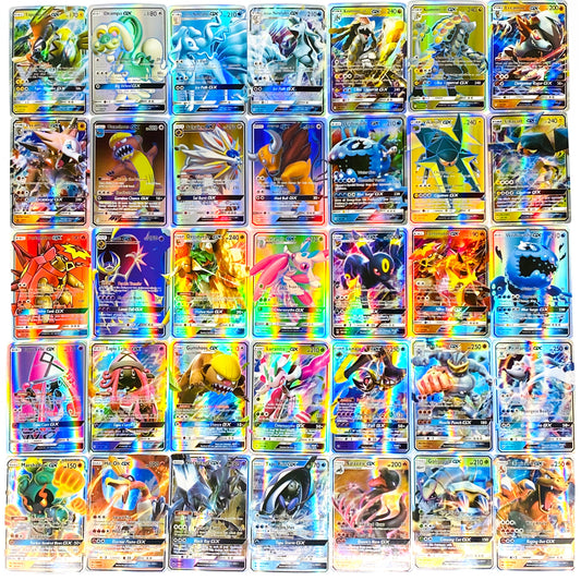 2020 New 60/100/200/300 Pcs Pokemones card Vmax card GX tag team EX Mega shinny card Game Battle Carte Trading Children Toy