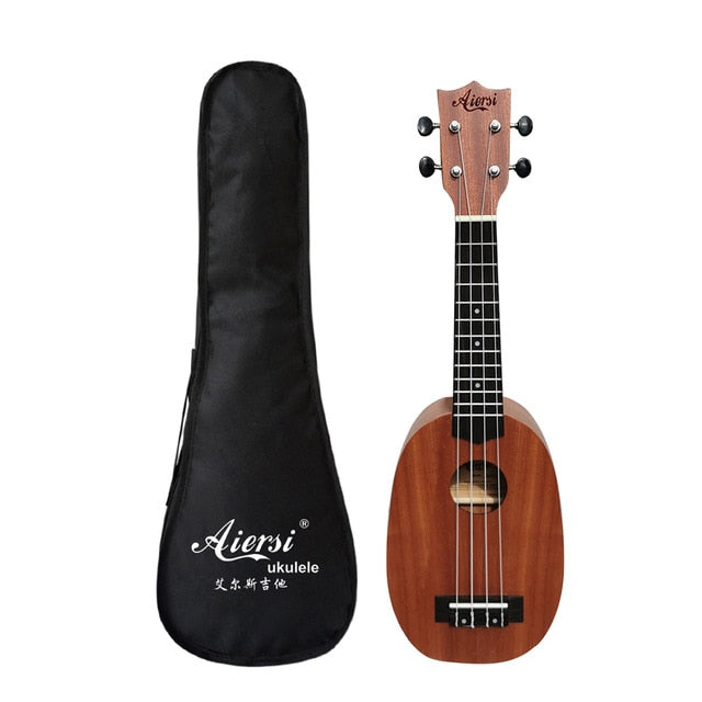 Aiersi full pack 21 inch ukelele mahogany Soprano gecko ukulele guitar musical gifts instrument 4 string Hawaiian mini guitarra