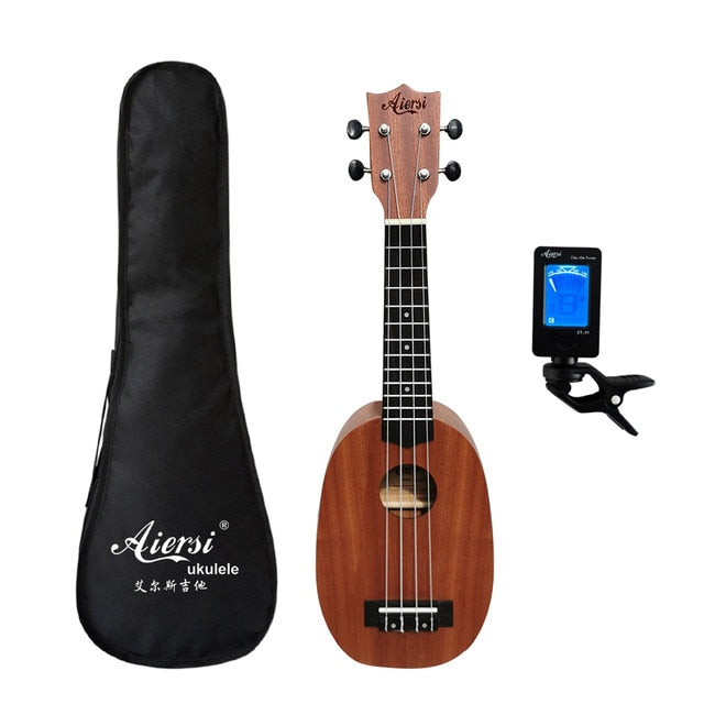 Aiersi full pack 21 inch ukelele mahogany Soprano gecko ukulele guitar musical gifts instrument 4 string Hawaiian mini guitarra