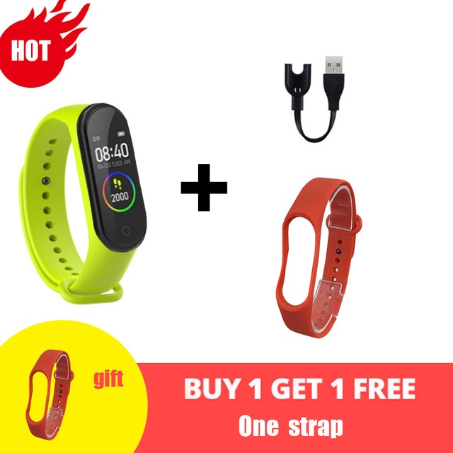 M4 Smart Watchs Sport Wristbands For Women LED Screen Fitness Traker Bluetooth Waterproof Lady Watchs Sports Brand digital watch