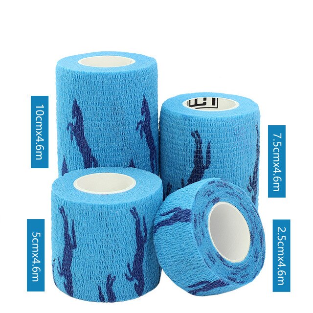 1 Pcs Printed Medical Self Adhesive Elastic Bandage 4.6m Colorful Sports Wrap Tape for Finger Joint Knee First Aid Kit Pet Tape