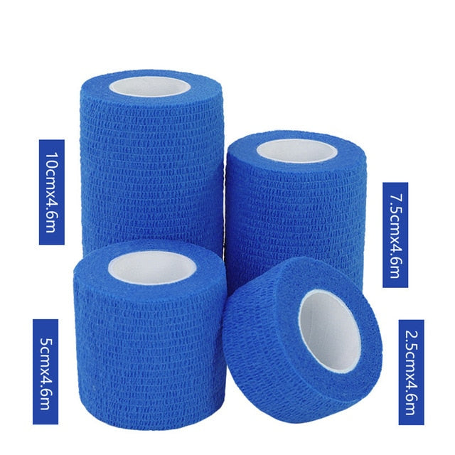 1 Pcs Printed Medical Self Adhesive Elastic Bandage 4.6m Colorful Sports Wrap Tape for Finger Joint Knee First Aid Kit Pet Tape