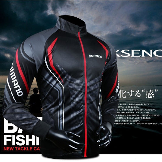 Shimano Shirt Fishing Clothing Long Sleeve  Breathable Quick Dry cycling camping hiking Clothes peace face neck