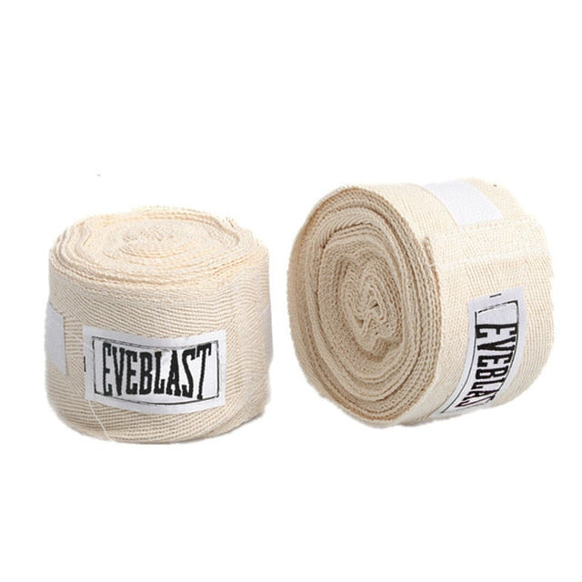 2 Rolls 3M Cotton Sports Strap Boxing Bandage Sanda Muay Thai Taekwondo Hand Gloves Wraps Boxing Handwraps for Training Bandages