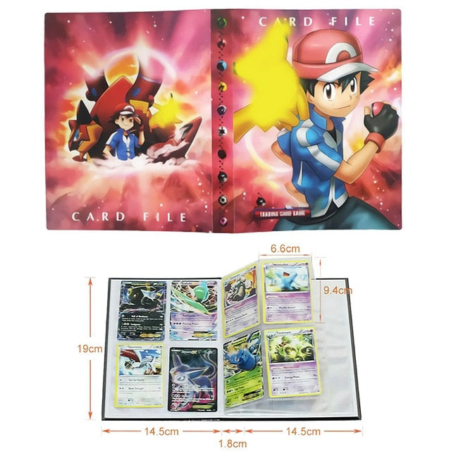 Pokemon Cards Album Book Cartoon TAKARA TOMY Anime New 80/240PCS Game Card VMAX GX EX Holder Collection Folder Kid Cool Toy Gift