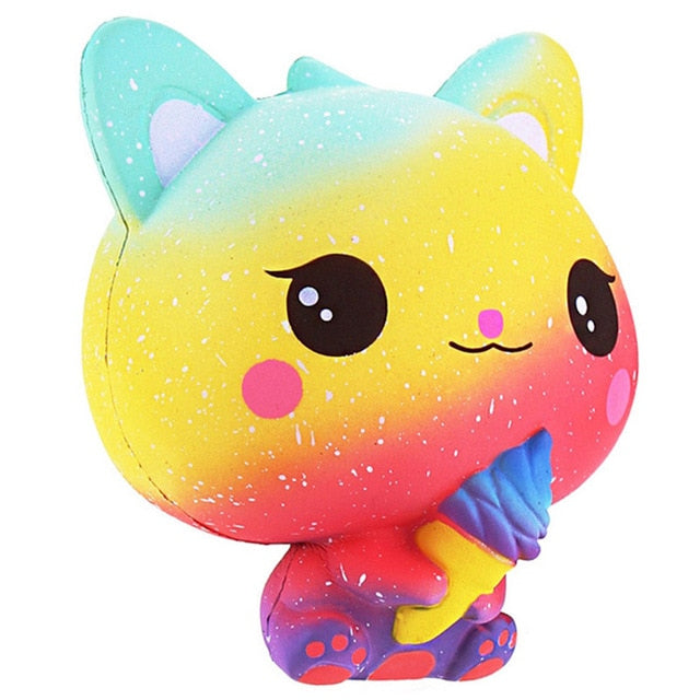 Jumbo Kawaii Popcorn Unicorn Cake Squishy Donut Fruit Squishi Slow Rising Stress Relief Squeeze Toys for Baby Kids Charisma Gift