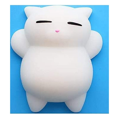 Mochi Squishy Animal Toys Stress Relief Toys Mochi Animals Toys  Mini Animals Cat Cute Kawaii Decompression Toy Christmas Gift