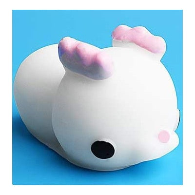 Mochi Squishy Animal Toys Stress Relief Toys Mochi Animals Toys  Mini Animals Cat Cute Kawaii Decompression Toy Christmas Gift