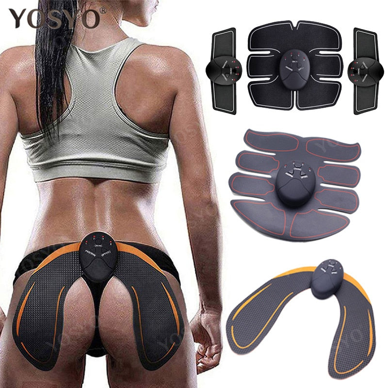 EMS Hip Trainer Muscle Stimulator ABS Fitness Buttocks Butt Lifting Toner Slimming Massager Unisex