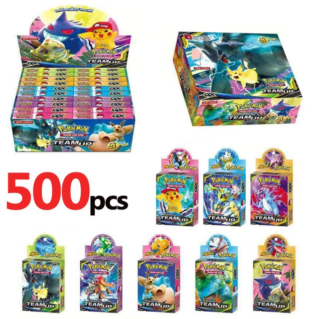 GX MEGA Shining Pokemon Cards Game Battle metal Carte Trading Cards Game Children Pokemons Toy