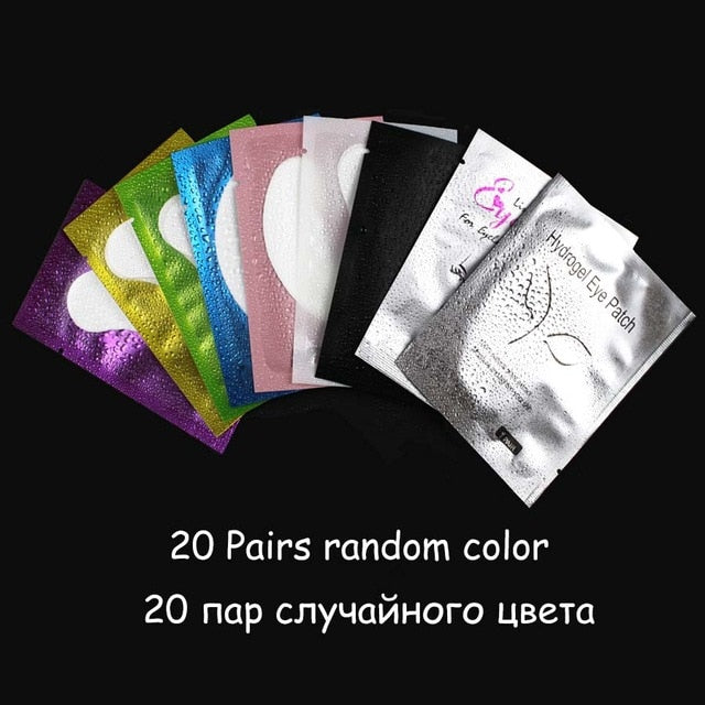 10/20/50/100 Pairs Eyelash Extension Paper Patch Grafted Eye Stickers Eyelash Under Eye Pads Lint Free Hydrating Eye Paper Patch