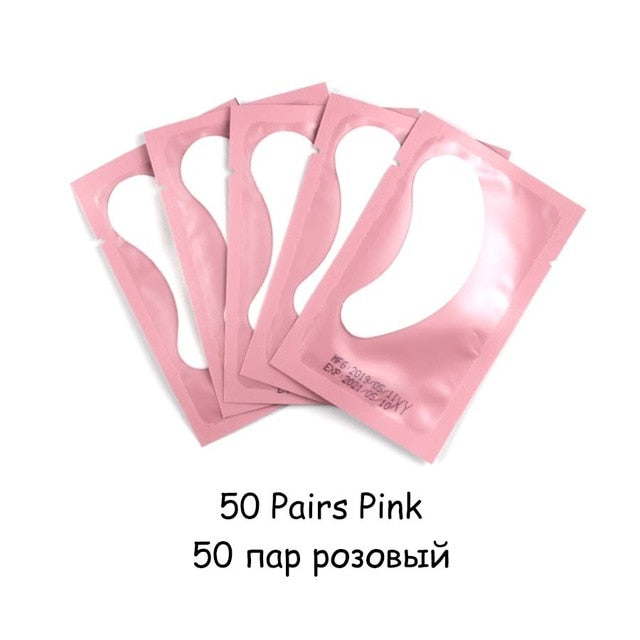 10/20/50/100 Pairs Eyelash Extension Paper Patch Grafted Eye Stickers Eyelash Under Eye Pads Lint Free Hydrating Eye Paper Patch