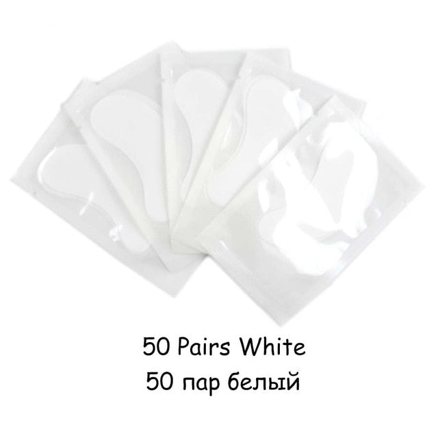 10/20/50/100 Pairs Eyelash Extension Paper Patch Grafted Eye Stickers Eyelash Under Eye Pads Lint Free Hydrating Eye Paper Patch