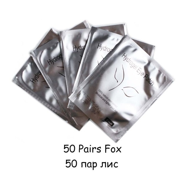 10/20/50/100 Pairs Eyelash Extension Paper Patch Grafted Eye Stickers Eyelash Under Eye Pads Lint Free Hydrating Eye Paper Patch