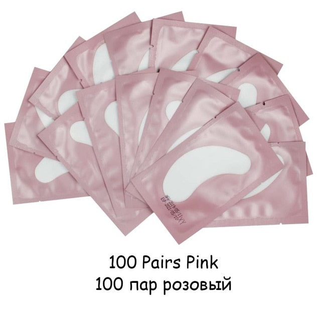 10/20/50/100 Pairs Eyelash Extension Paper Patch Grafted Eye Stickers Eyelash Under Eye Pads Lint Free Hydrating Eye Paper Patch