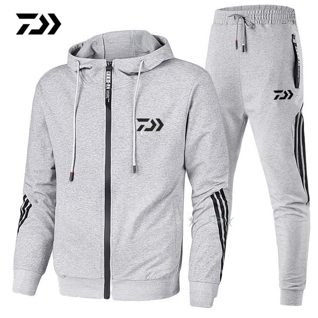 Daiwa Fishing Clothing Spring Autumn 2020 Fishing Suit Cotton Outdoor Camping Hiking Sport Set Striped Clothes Fishing Suits