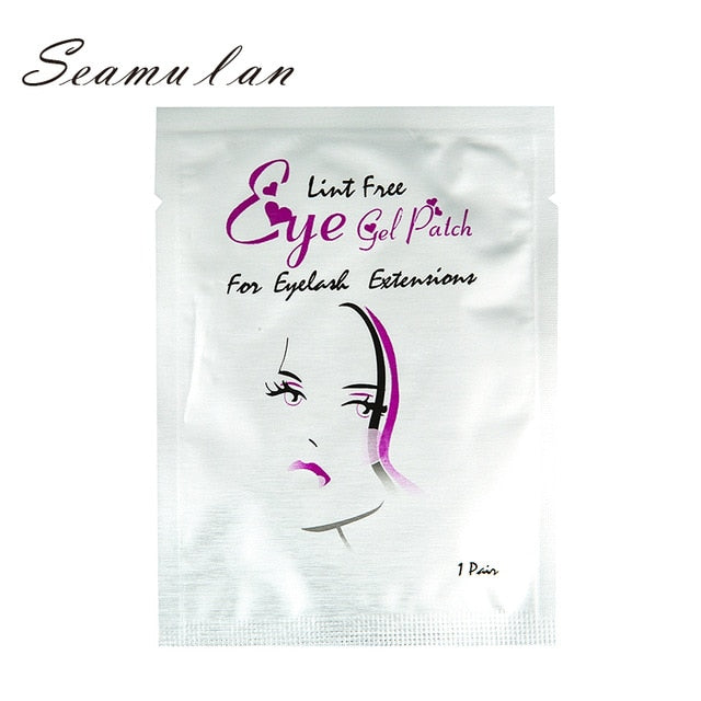 50pairs/Lots Eye Paper Patches for Eyelash Extension  Grafted Eyelashes Under Eye Pads Lint Free Stickers Makeup  False Eyelash