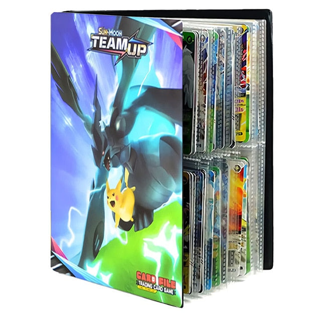 240pcs Cartoon Anime Pokemon Cards Album Book Game Card EX GX Collectors Binder Folder Children Loaded List Holder Capacity Toys