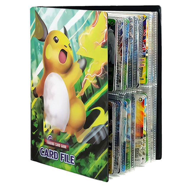 240pcs Cartoon Anime Pokemon Cards Album Book Game Card EX GX Collectors Binder Folder Children Loaded List Holder Capacity Toys