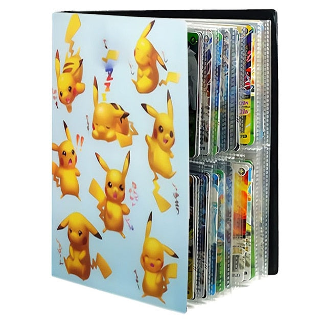 240pcs Cartoon Anime Pokemon Cards Album Book Game Card EX GX Collectors Binder Folder Children Loaded List Holder Capacity Toys