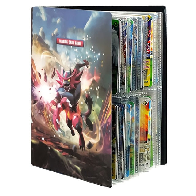 240pcs Cartoon Anime Pokemon Cards Album Book Game Card EX GX Collectors Binder Folder Children Loaded List Holder Capacity Toys