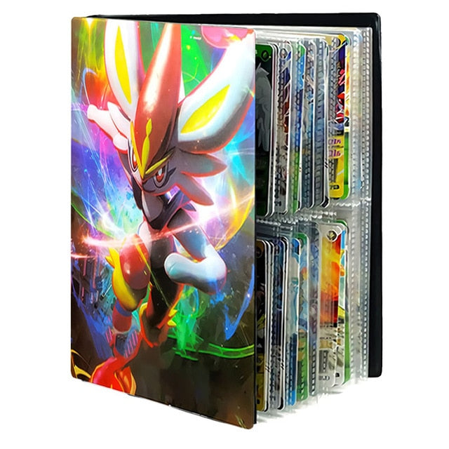 240pcs Cartoon Anime Pokemon Cards Album Book Game Card EX GX Collectors Binder Folder Children Loaded List Holder Capacity Toys