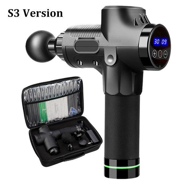 Massage Gun Fascia Gun Deep Muscle Relax Massage Electric Massager Fitness Equipment Noise Reduction Design For Male Female