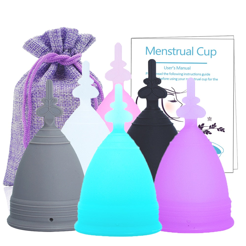 Medical Silicone Menstrual Cup Copa Menstrual De Silicona Medica Period Cups Reusable Feminine Hygiene Cup Foldable Silicone Cup