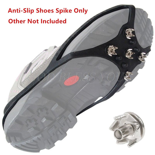 Anti Slip Ice Snow Grip Nails Hiking Ground Grippers Mountaineering Shoes Spikes Drop Shipping