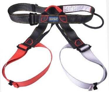 Xinda Professional Outdoor Sports Safety Belt Rock Mountain Climbing Harness Waist Support Half Body Harness Aerial Survival