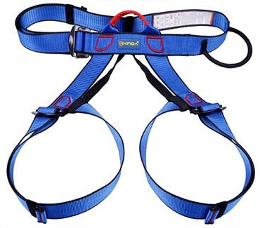 Xinda Professional Outdoor Sports Safety Belt Rock Mountain Climbing Harness Waist Support Half Body Harness Aerial Survival