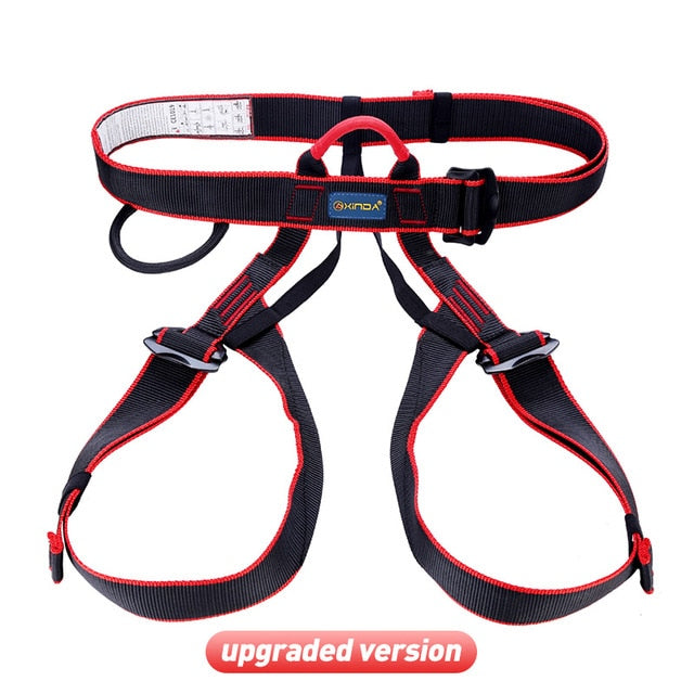 Xinda Professional Outdoor Sports Safety Belt Rock Mountain Climbing Harness Waist Support Half Body Harness Aerial Survival