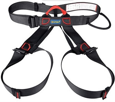 Xinda Professional Outdoor Sports Safety Belt Rock Mountain Climbing Harness Waist Support Half Body Harness Aerial Survival