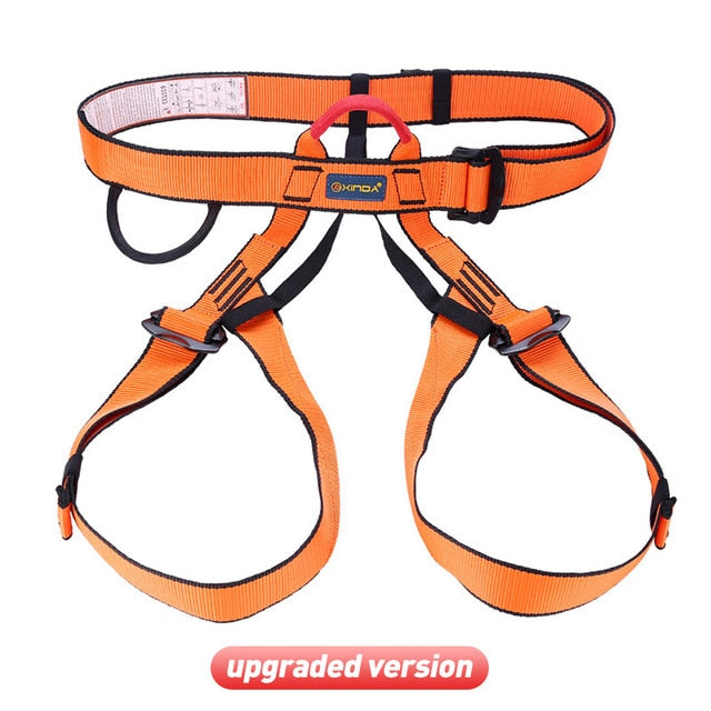 Xinda Professional Outdoor Sports Safety Belt Rock Mountain Climbing Harness Waist Support Half Body Harness Aerial Survival